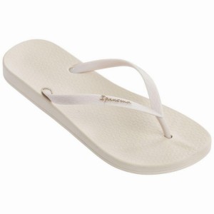 Beige Ipanema Anatomic Tan Colors Women's Flip Flops | GU0576849