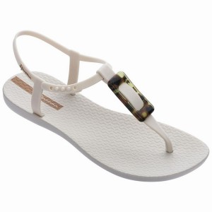 Beige Ipanema Class Charm Women's Sandals | QC7840956