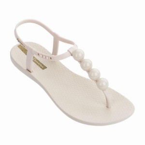 Beige Ipanema Class Glam II Women's Sandals | YO4598126