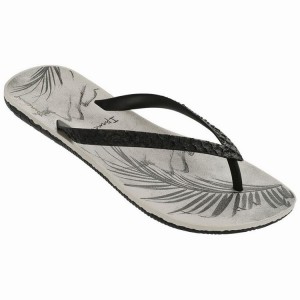 Beige / Black Ipanema RJ Men's Flip Flops | KP7251409