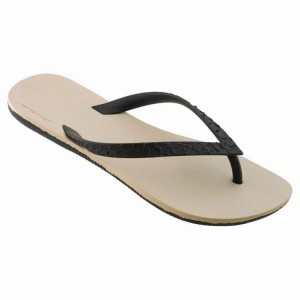 Beige / Black Ipanema RJ Men's Flip Flops | HC3697528