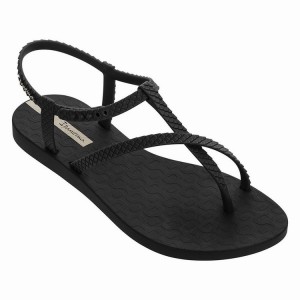 Black Ipanema Class Wish Women's Sandals | WE5120784