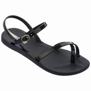 Black Ipanema Fashion VIII Women's Sandals | OU7438920