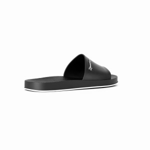 Black Ipanema Glide Men's Slides | DO7534820