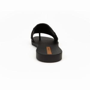 Black Ipanema Skin Women's Sandals | GO3250978