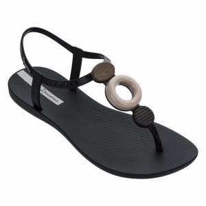 Black / Beige Ipanema Class Modern Women's Sandals | XT5791840