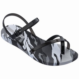 Black / Grey Ipanema Fashion IX Women's Sandals | PJ4371569