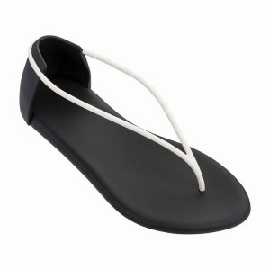 Black / White Ipanema Philippe Starck Thing N II Women's Sandals | HL8642735