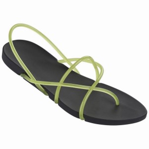 Black / Yellow Ipanema Philippe Starck Thing G Women's Sandals | OZ7286540