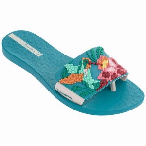 Blue / Beige Ipanema Nectar Women's Sandals | JR7243190