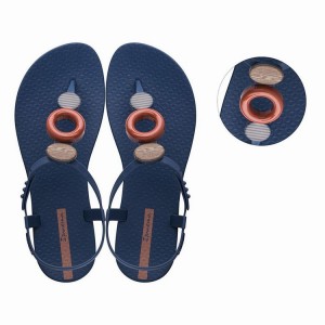 Blue / Brown Ipanema Class Modern Women's Sandals | NC5416832