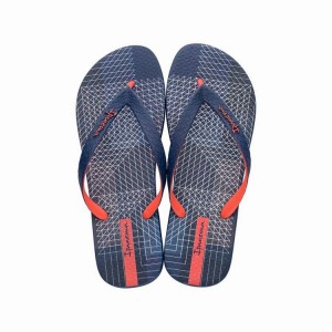 Blue / Orange Ipanema Parati II Men's Flip Flops | IC7508912