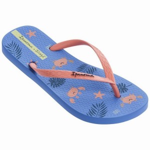 Blue / Pink Ipanema Mr. Wonderful II Women's Flip Flops | ZP7019536