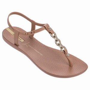 Brown / Gold Ipanema Lenny Unity Women's Sandals | IN1238759