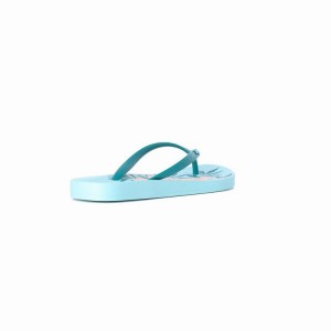 Green Ipanema Ana Hibiscus Women's Flip Flops | NT3714802