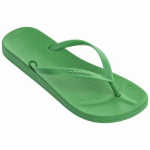 Green Ipanema Anatomic Tan Colors Women's Flip Flops | EF7560281