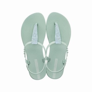 Green Ipanema Class Pop II Women's Sandals | LA2743081