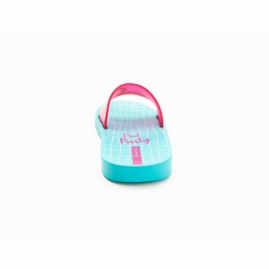 Green / Pink Ipanema Slippy Kids' Sandals | LG4587326