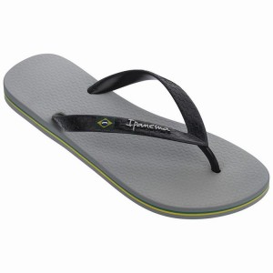 Grey / Black Ipanema Brasil Classic II Ad Men's Flip Flops | CD8537012