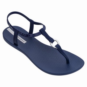 Navy Ipanema Charm VII Aro Women's Sandals | NY1325648