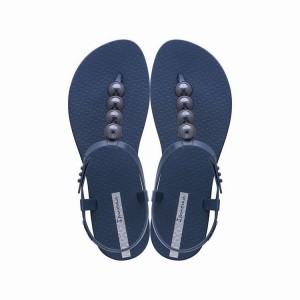 Navy Ipanema Class Glam II Women's Sandals | QN8031267