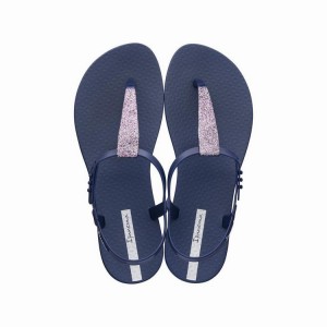 Navy Ipanema Class Pop II Women's Sandals | RN6795821