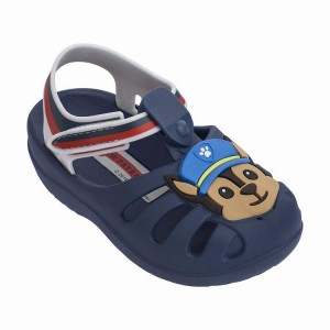 Navy / Grey / Red Ipanema Patrulha Pata Friends Baby Sandals | PF0946753