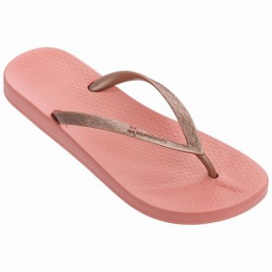 Pink Ipanema Anatomic Tan Women's Flip Flops | EA5063972