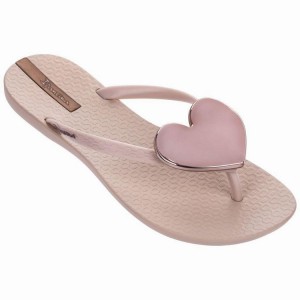 Pink Ipanema Maxi Fashion II Women's Flip Flops | PE6704192