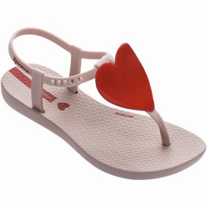 Pink / Red Ipanema Class Love Kids' Sandals | SQ1736582