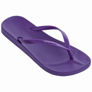 Purple Ipanema Anatomic Tan Colors Women's Flip Flops | YV3692810