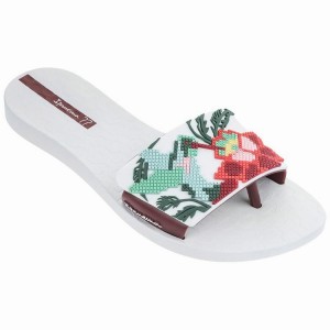 White / Burgundy Ipanema Nectar Women's Sandals | HW0392176