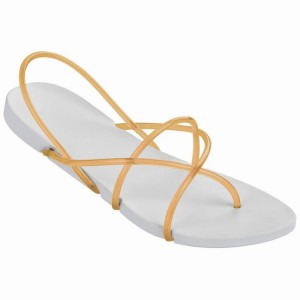 White / Orange Ipanema Philippe Starck Thing G Women's Sandals | UT2380754