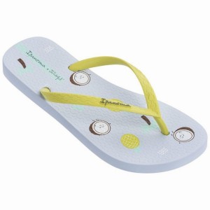 White / Yellow Ipanema Mr. Wonderful II Women's Flip Flops | TG1308792