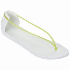 White / Yellow Ipanema Philippe Starck Thing N Women's Sandals | SL7460891