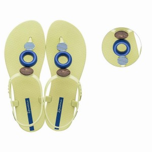 Yellow / Blue Ipanema Class Modern Women's Sandals | SF4810752