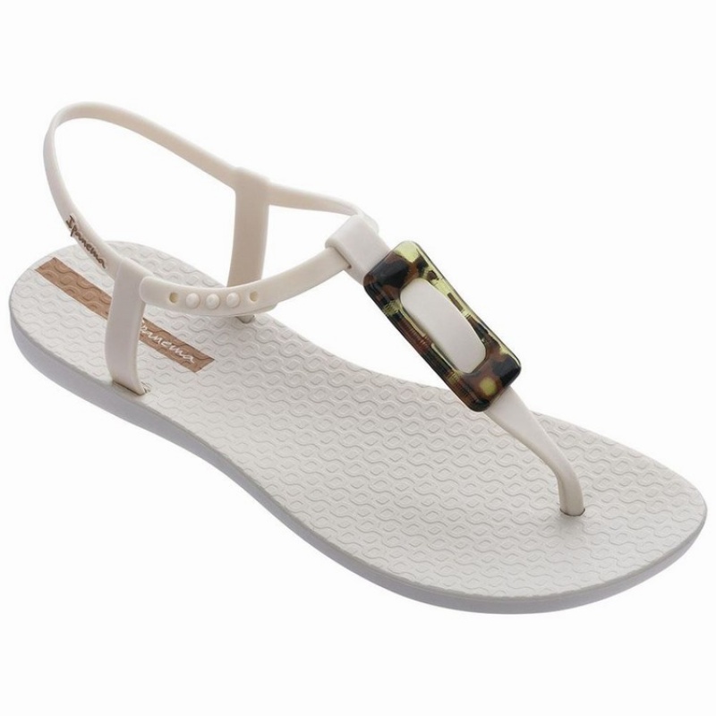 Beige Ipanema Class Charm Women\'s Sandals | QC7840956