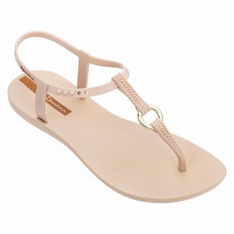 Beige Ipanema Link Women's Sandals | CA8436275