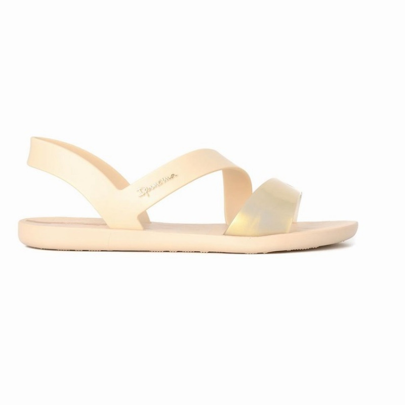 Beige Ipanema Vibe Women's Sandals | DQ7130986