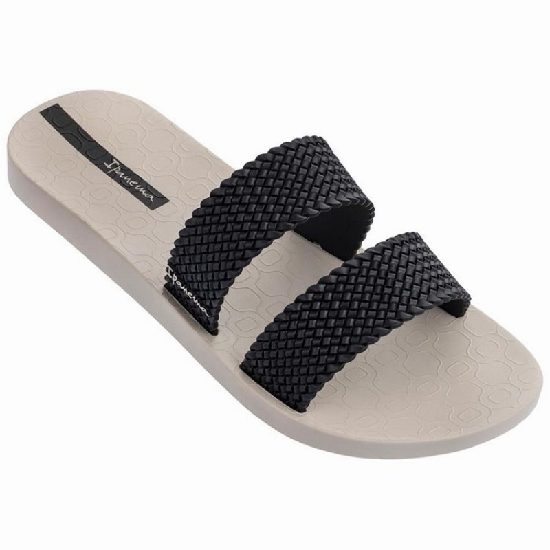 Beige / Black Ipanema City Women's Sandals | IH1872490