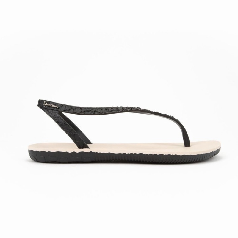 Beige / Black Ipanema Jo Women's Sandals | KX8317259