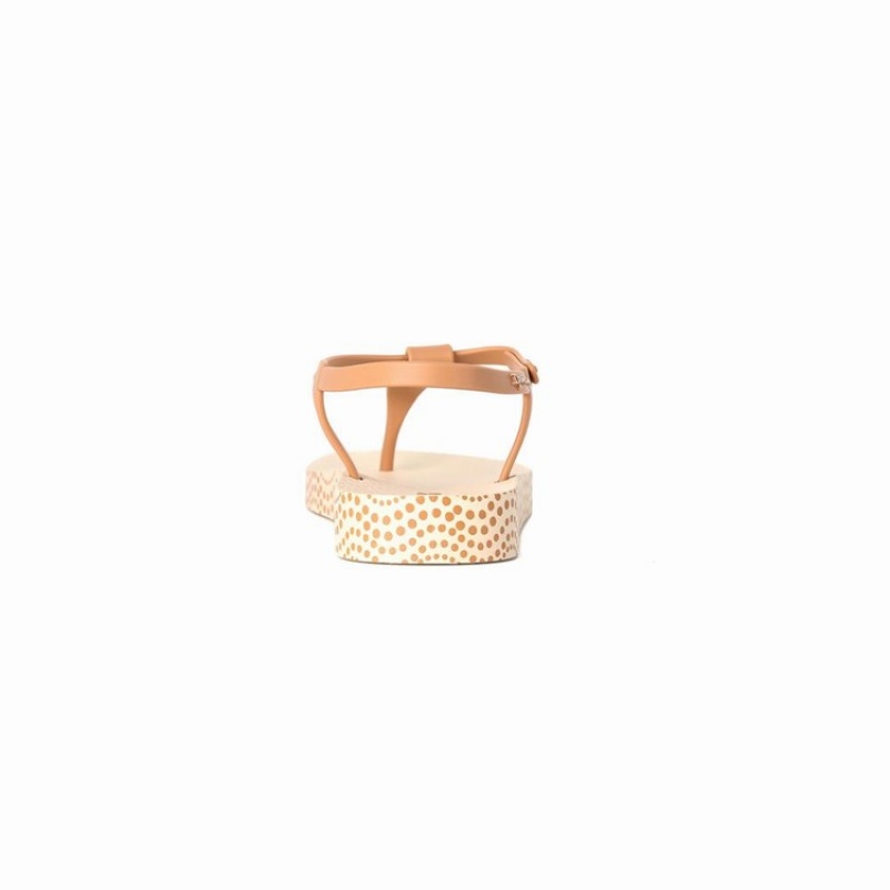 Beige / Brown Ipanema Plush Dots Women's Sandals | PF1893502