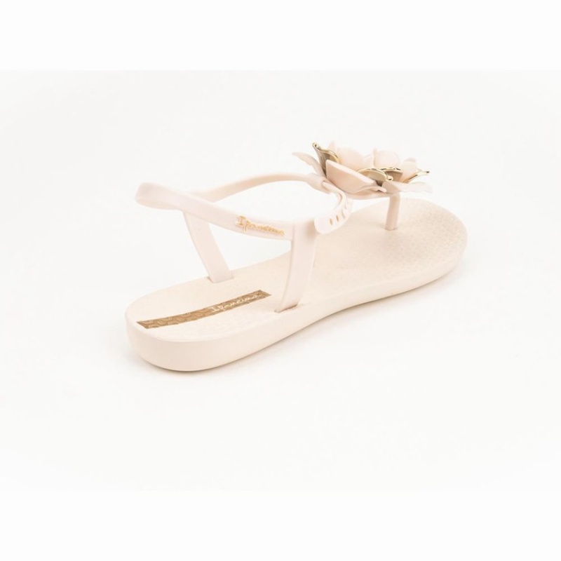 Beige / Gold Ipanema Floret Women's Sandals | XI9182654