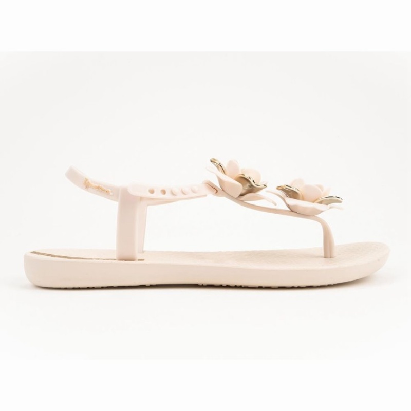 Beige / Gold Ipanema Floret Women's Sandals | XI9182654