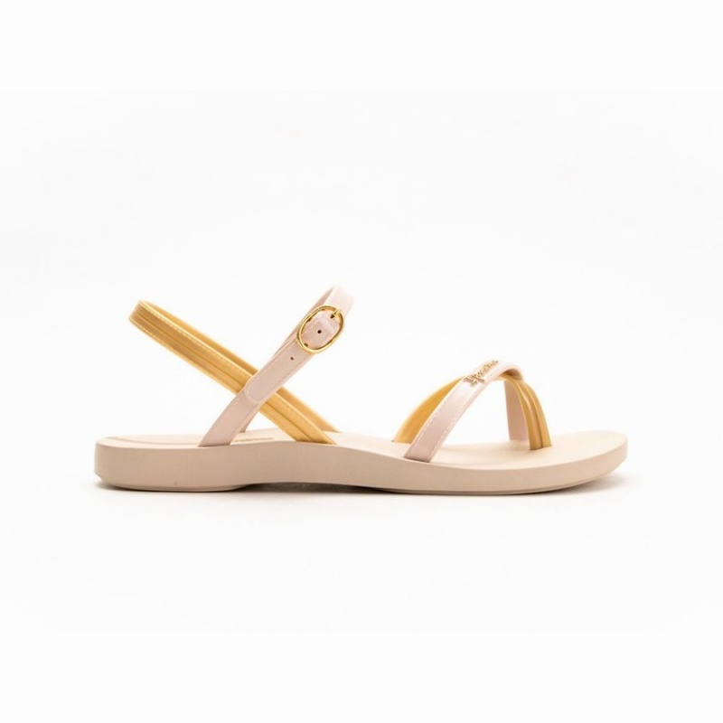 Beige / Gold Ipanema Suzi Women's Sandals | UM7836410