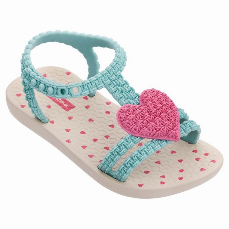 Beige / Green / Pink Ipanema My First Baby Sandals | TE2579031