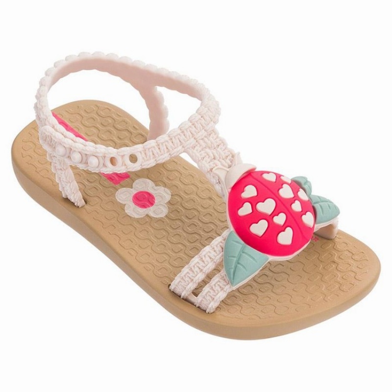 Beige / Pink Ipanema Buggy Baby Sandals | TS9326814