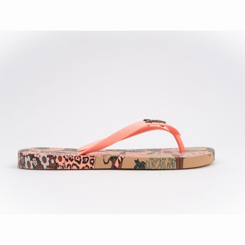 Beige / Pink Ipanema Pop Women's Flip Flops | PO6057481