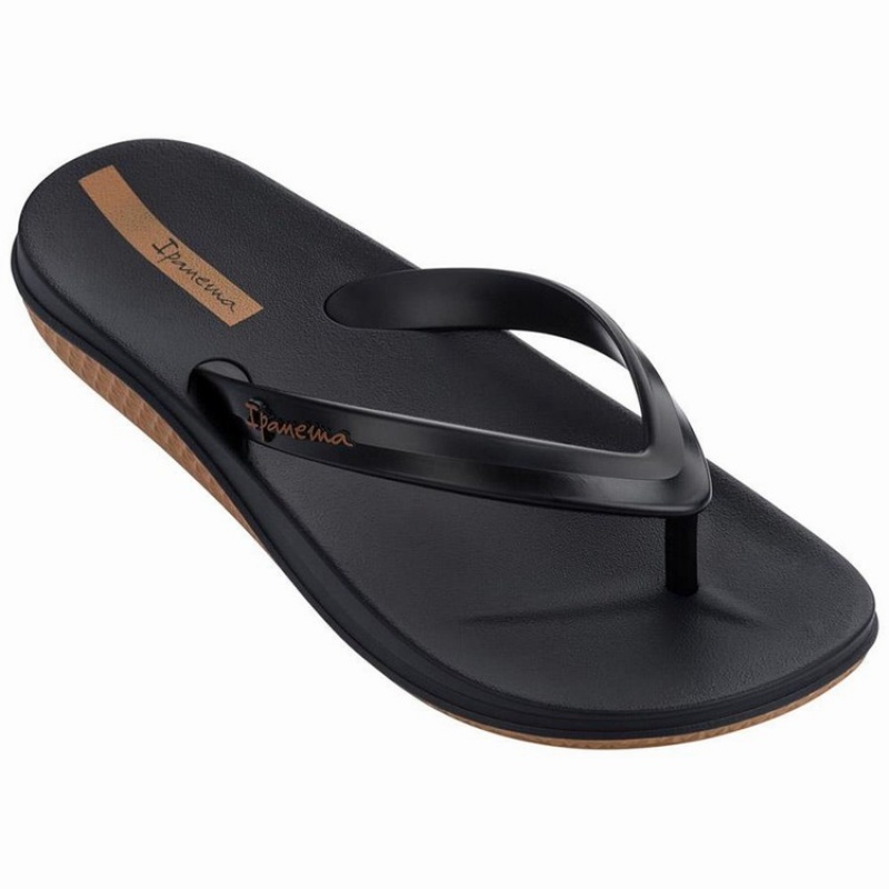 Black Ipanema Ana Lapa Men's Flip Flops | PM0534697