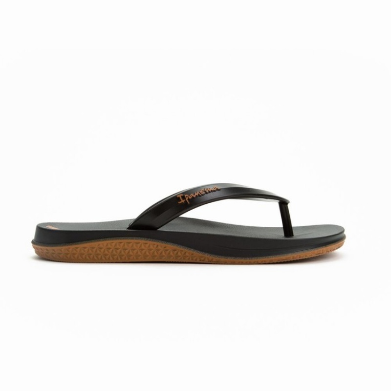 Black Ipanema Ana Lapa Men's Flip Flops | PM0534697